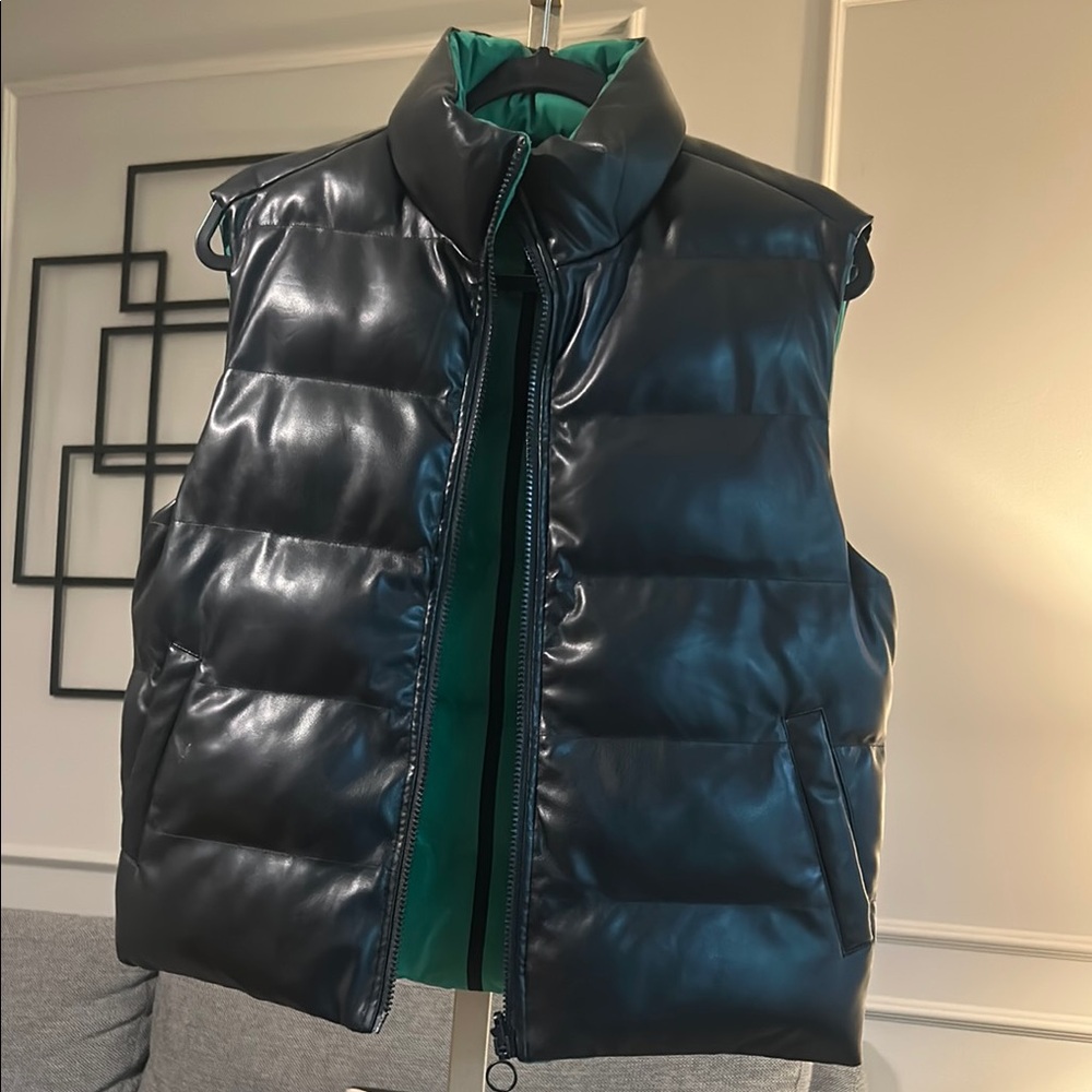 IVL COLLECTION Women Black Puffer Vest